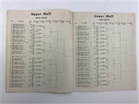 Two Pieces of 1957 U.S. Amateur Championship Golf Ephemera Including Official Program and Wednesday Pairings Sheet