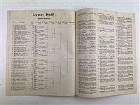 Two Pieces of 1957 U.S. Amateur Championship Golf Ephemera Including Official Program and Wednesday Pairings Sheet