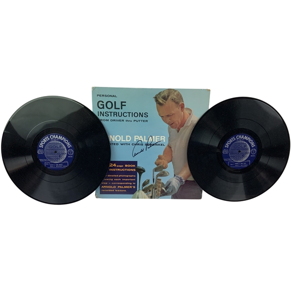 Arnold Palmer Signed Personal Golf Instructions 2-LP Record Set JSA #YY38444