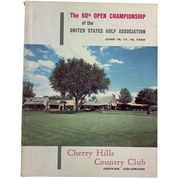 1960 U.S. Open Championship Official Souvenir Program Cherry Hills Country Club