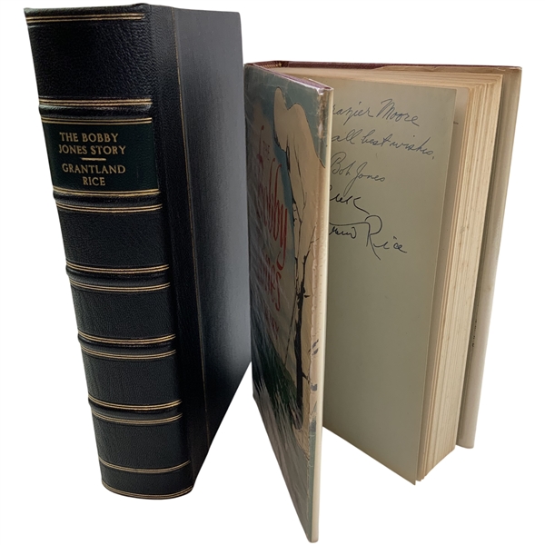 Bobby Jones & Grantland Rice Signed 1953 First Edition The Bobby Jones Story JSA ALOA
