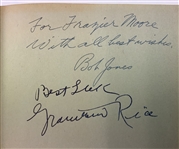 Bobby Jones & Grantland Rice Signed 1953 First Edition 'The Bobby Jones Story' JSA ALOA