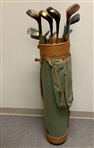 Bobby Jones 1930 Grand Slam Commemorative Hickory Shaft Golf Club Set with Bag by Heritage Golf St. Andrews