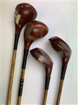 Bobby Jones 1930 Grand Slam Commemorative Hickory Shaft Golf Club Set with Bag by Heritage Golf St. Andrews