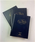 A Trio of 2012 112th U.S. Open Official Annual Books Presented by Rolex