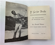 Arnold Palmer Signed 1973 First Edition 'Go For Broke' JSA ALOA