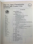 A Collection of 85th U.S. Open Championship Memorabilia Oakland Hills Country Club 1985