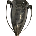 Large Art Deco Silver-Plated Perpetual Hartford Industrial Athletic League Executive's Golf Trophy
