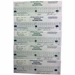5 Official Signed 1998 GTE Byron Nelson Classic Scorecards w/Daly, Price, Kite, L Wadkins, Furyk