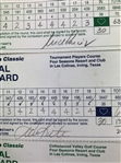 5 Official Signed 1998 GTE Byron Nelson Classic Scorecards w/Daly, Price, Kite, L Wadkins, Furyk