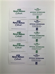 5 Official Signed 1998 GTE Byron Nelson Classic Scorecards w/Daly, Price, Kite, L Wadkins, Furyk