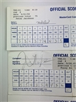 Five Signed 1990's Colonial Official Scorecards w/ Fuzzy Zoeller, Tom Lehman and Corey Pavin