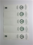 5 Course Used 1990's Memorial Tournament Official Scorecards W/ Daly, Cink, Stadler and Sutton
