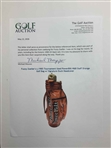 Fuzzy Zoeller's c.1985 Tournament Used PowerBilt H&B Staff Orange Golf Bag w/ Signature Duck Headcover