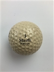 Fuzzy Zoeller's Winning Signed 1986 Pebble Beach Pro-Am Tournament Used Golf Ball from Caddie w/ Badge JSA ALOA