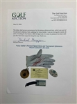 Fuzzy Zoeller's Personal Signed Glove and Tournament Ephemera  - Mazzeo Collection JSA ALOA