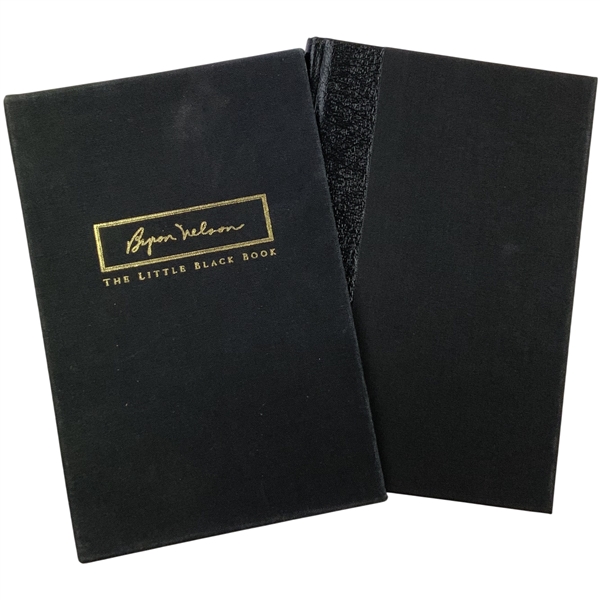 Byron Nelson Signed Byron Nelson: The Little Black Book 1995 Book in Slipcase - Mazzeo Collection JSA ALOA