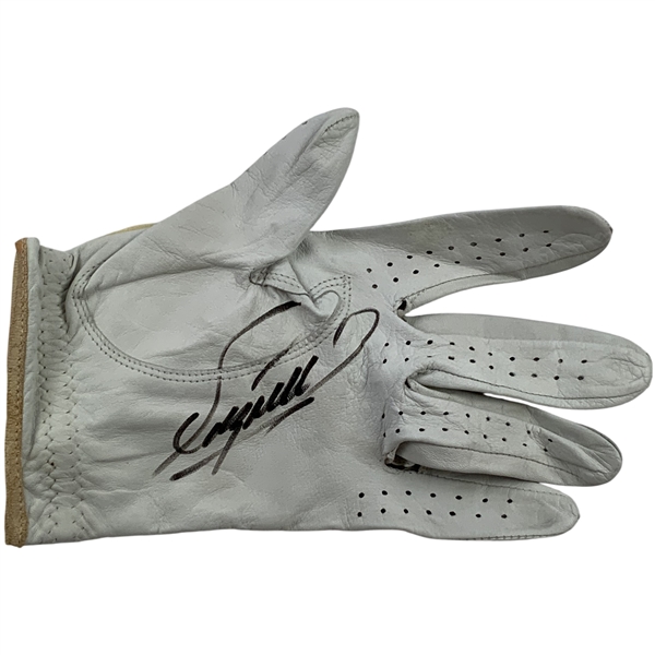 Fuzzy Zoeller Signed Tournament Used Dunlop Player Model Golf Glove - Mazzeo Collection JSA ALOA