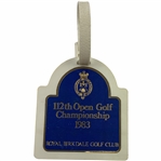 Fuzzy Zoeller's 1983 Open Championship Competitor Golf Bag Tag - Mazzeo Collection