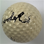 Tom Weiskopf Signed Personal Used 'TOM WEISKOPF' MacGregor Tourney 1 Golf Ball - Mazzeo Collection JSA ALOA