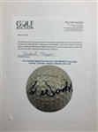 Tom Weiskopf Signed Personal Used 'TOM WEISKOPF' MacGregor Tourney 1 Golf Ball - Mazzeo Collection JSA ALOA
