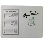Byron Nelson Signed Augusta National Scorecard JSA ALOA