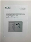 Byron Nelson Signed Augusta National Scorecard JSA ALOA