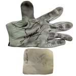 Fuzzy Zoellers Signed 1984 US Open Final Rd Winning Used Signed Maxfli Glove From his Caddie JSA ALOA