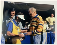 Gerald Ford Signed Rawlings American League Baseball & Golfing Photo - Mazzeo Collection JSA ALOA