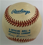 Yogi Berra Signed Rawlings American League Baseball & Golfing Photo - Mazzeo Collection JSA ALOA