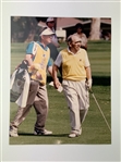 Yogi Berra Signed Rawlings American League Baseball & Golfing Photo - Mazzeo Collection JSA ALOA