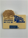 1979 & 1983 Ryder Cup & 1987 Skins Game Fuzzy Zoeller Caddy Badges - Mazzeo Collection