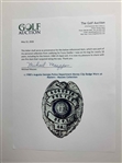 c.1980's Augusta Georgia Police Department Money Clip Badge Worn at Masters - Mazzeo Collection