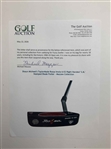 Shaun Micheel's TaylorMade Rossa Imola 6-02 Right Handed 'S.M.' Stamped Blade Putter - Mazzeo Collection