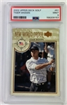 A Group of Graded 2002 Upper Deck Golf Tiger Woods Trading Cards