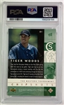 A Group of Graded 2002 Upper Deck Golf Tiger Woods Trading Cards