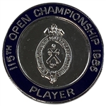 Fuzzy Zoellers 1986 Open Championship Royal Birkdale Contestant Badge - Mazzeo Collection