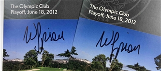 Webb Simpson Signed 2012 US Open at Olympic Club Ticket Set JSA ALOA