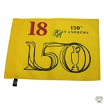 John Daly Signed 2022 OPEN Championship at St Andrews Yellow Flag JSA ALOA
