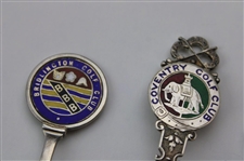 Seven (7) Various Vintage Golf Themed Sterling Silver Spoons