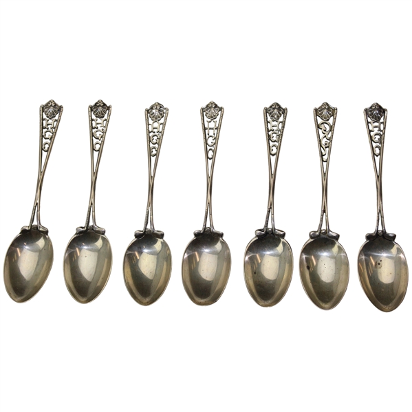 Seven (7) Vintage HGC  Sterling Silver Spoons