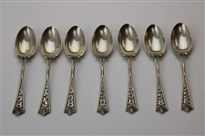 Seven (7) Vintage HGC  Sterling Silver Spoons