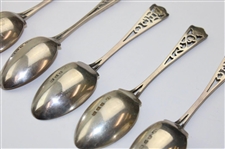 Seven (7) Vintage HGC  Sterling Silver Spoons