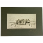 Bill Waugh Signed Golf Print The Royal and Ancient Clubhouse