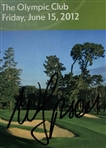 Webb Simpson Signed 2012 U.S. Open Trophy Club Complete Ticket Set JSA ALOA