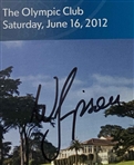 Webb Simpson Signed 2012 U.S. Open Trophy Club Complete Ticket Set JSA ALOA