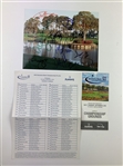 2010 Stars of Golf W/Rory, DJ - 13 Signed On TPC Sawgrass 17th Hole Photo JSA ALOA