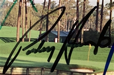 2010 Stars of Golf W/Rory, DJ - 13 Signed On TPC Sawgrass 17th Hole Photo JSA ALOA