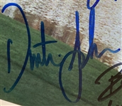 2010 Stars of Golf W/Rory, DJ - 13 Signed On TPC Sawgrass 17th Hole Photo JSA ALOA