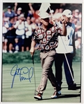 Justin Leonard Signed 1999 Ryder Cup Original Photo Sunday in 'The Shirt' w/ Unsigned Original Photo JSA ALOA